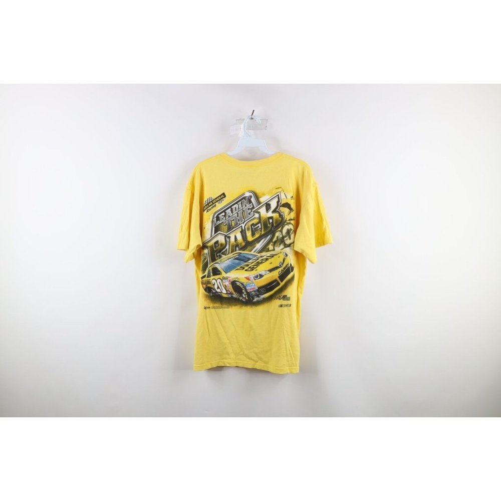 Vintage NASCAR Mens Large Spell Out All Over Print Matt Kenseth Racing T-Shirt - Picture 10 of 12